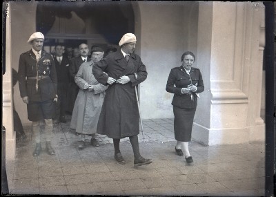 M.S. Regele Carol al II-lea în vizită la Centrul de Comandă al Străjeriei din Predeal