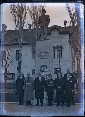 Inaugurarea statuii Regelui Alexandru I al Iugoslaviei