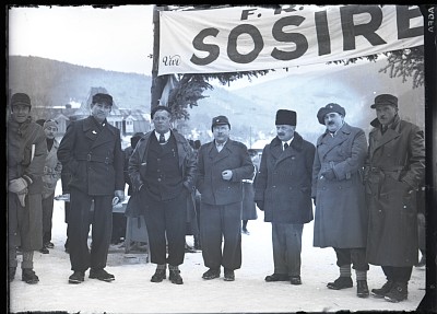 Membrii juriului Campionatului Național de Schi, Bușteni