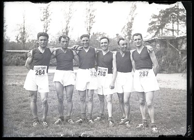 Lotul de alergători al Clubului Sportiv „Stadiul Român”