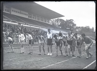 Concurs de atletism pe stadionul ONEF
