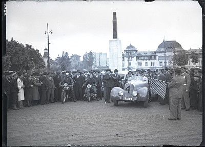 Desfășurarea cursei automobilistice „Marele Premiu al Bucureștilor”