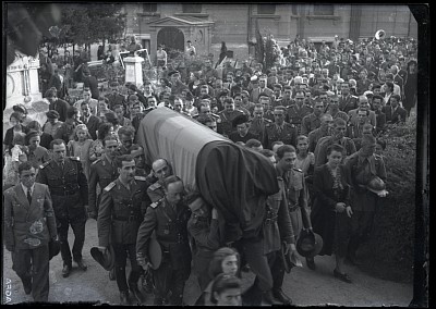 Ceremonia funerară a profesorului dr. Alexandru Obregia