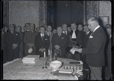 Discursul lui Al. Matak, primarul Sectorului IV Verde, cu ocazia inaugurării localului Judecătoriei a VIII-a Urbană