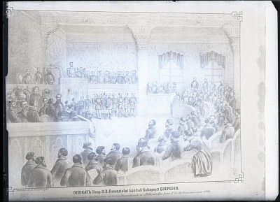 Deschiderea Camerei Naţionale din România de către Domnitorul ei Alexandru Ioan I. la 29 Februarie 1860
