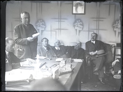 Ion Manolescu-Strunga la Conferința fruntașilor liberali moldoveni de la Piatra Neamț