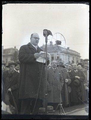 Discurs public al politicianului Ion Inculeț