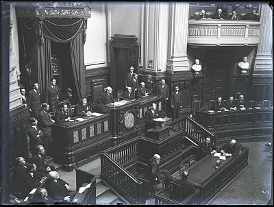 Nicolae Titulescu - discurs în Parlament