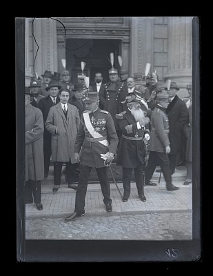 Mareșal Constantin Prezan la ceremonia Consiliului de Regență