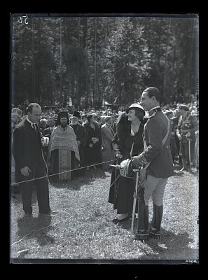 Regina Elisabeta a Greciei la un eveniment la Sinaia
