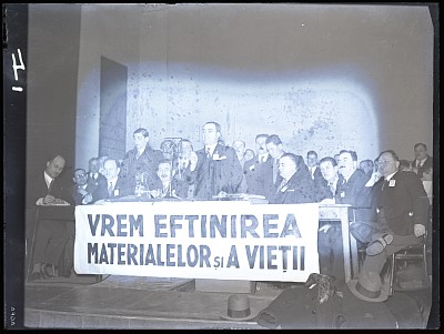 Discursuri în timpul grevei generale din 1920