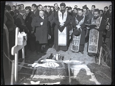 Slujbă de înmormântare a unui civil