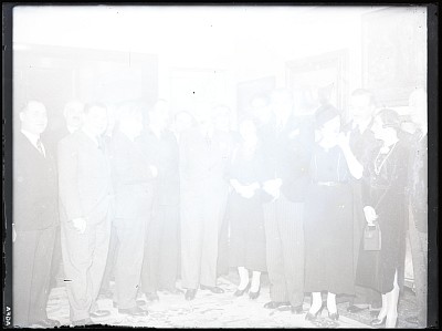 Grup al presei bucureștene la un eveniment