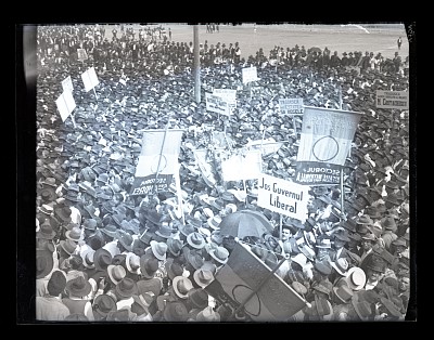 Manifestație organizată de Partidul Național Țărănesc