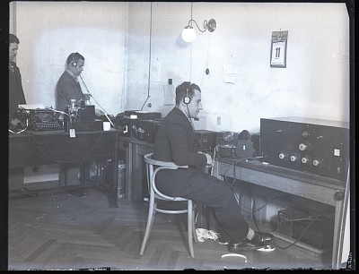 Sala de recepție și ascultare a studiourilor Radio-București