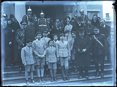 Mare Voievod Mihai alături de colegii săi