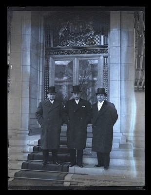 Primarul Capitalei Alexandru Gh. Donescu la Palatul Regal