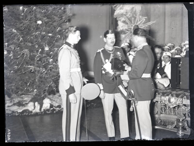 Sărbătoarea Regimentului de Gardă "6 Mihai Viteazul" în prezența Majestăților Sale, Regele Carol al II-lea și Mare Voievod Mihai